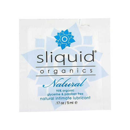 Sliquid Organics Natural Pillows Water Based Intimate Lubricant .17 Oz - Water Based Lubes