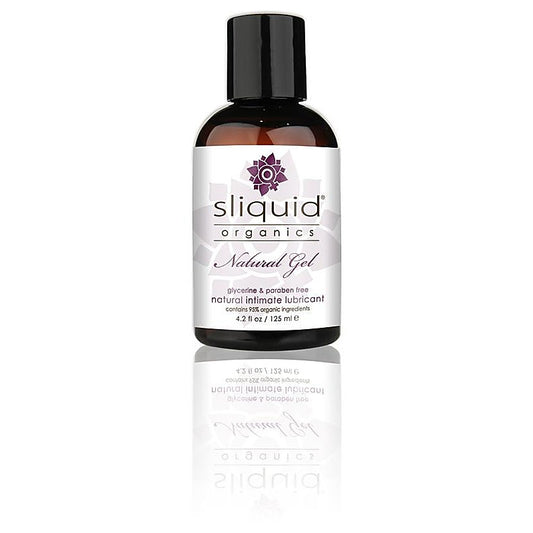 Sliquid Organics Natural Gel Water Based Intimate Lubricant 4.2 Oz - Water Based Lubes