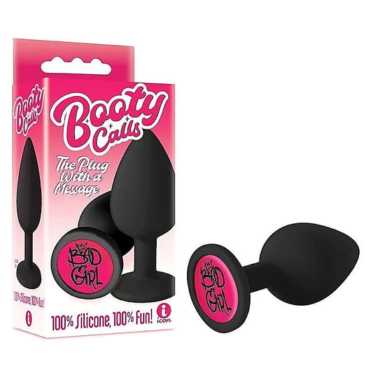Indulge in Cheeky Comfort - Booty Calls Bad Girl Silicone Toy - Butt Plugs