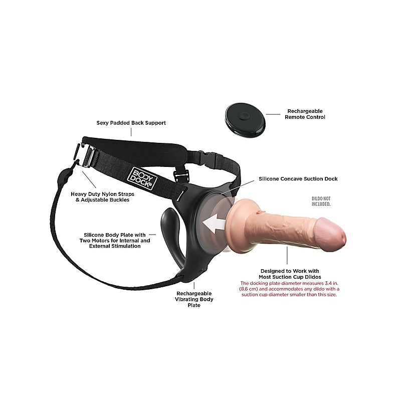Body Dock G Spot Pro Strap On Harness by Pipedream Products - Strap On Sextoys