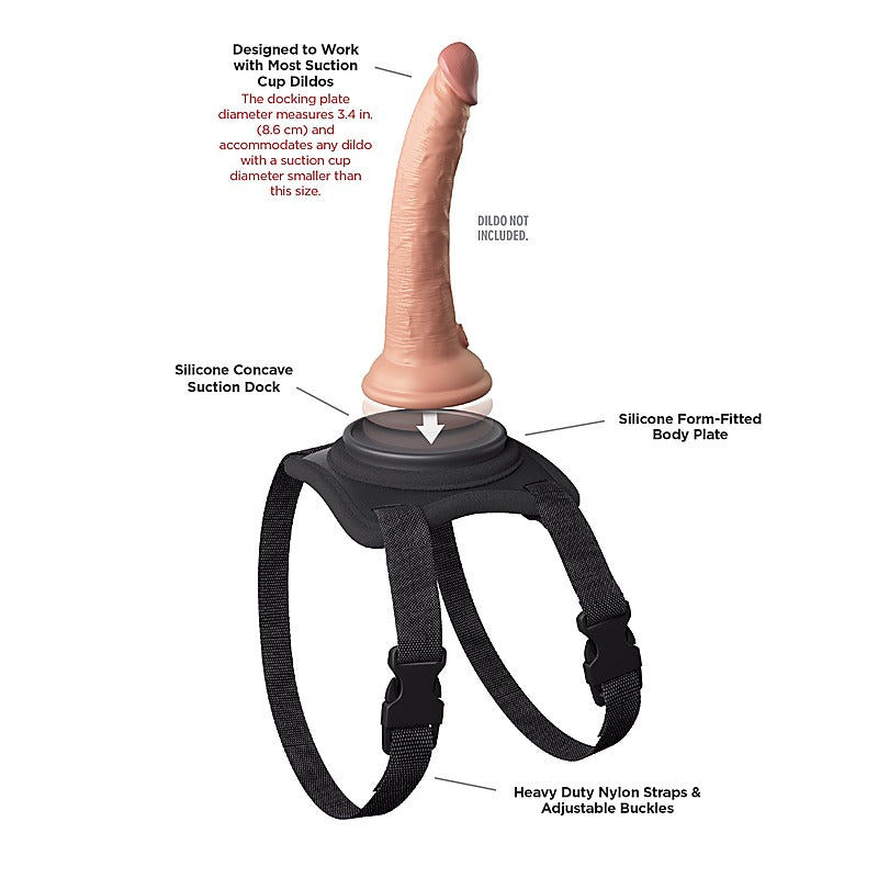 Body Dock Lap Strap On Harness by Pipedream Products - Strap On Sextoys