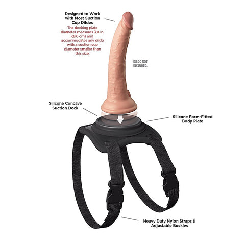 Body Dock Lap Strap On Harness by Pipedream Products - Strap On Sextoys