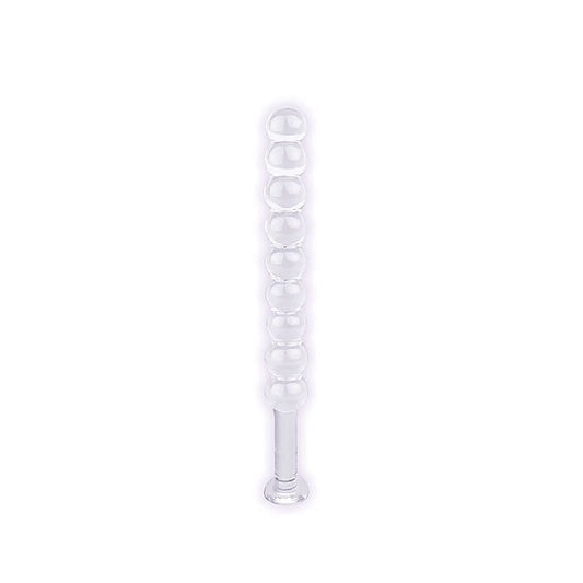 Indulge in Refined Intimacy with Glass Thins Spherical Plug