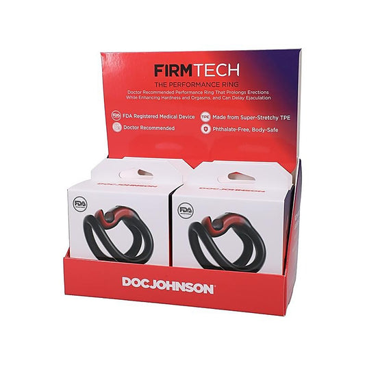 Doc Johnson Firmtech Performance Stretchy Cock Ring 4 Pack - Stretchy Cock Rings