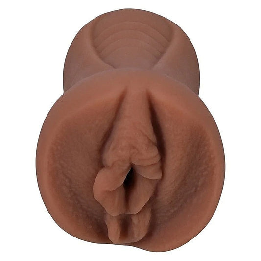 Doc Johnson Main Squeeze Signature Strokers Scarlit Scandal Ultraskyn Pocket Pussy Caramel - Masturbators and Strokers