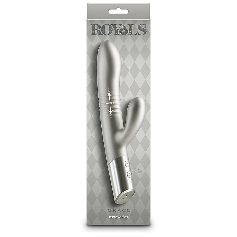 Royals Grace Recharable Rabbit Vibrator by NS Novelties - Rabbit Vibrators