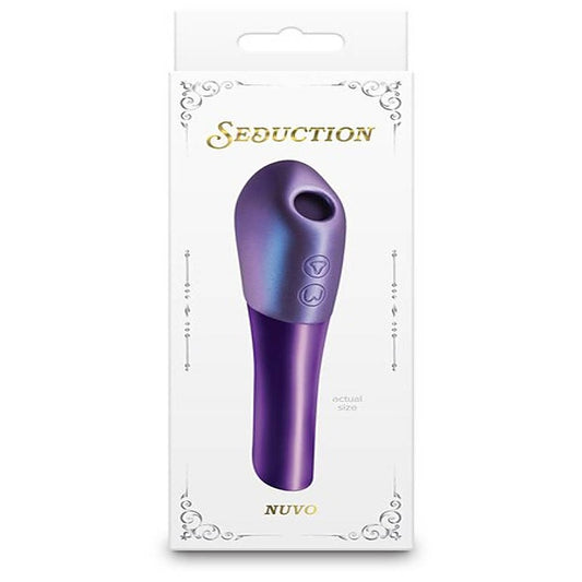 NS Novelties Seduction Nuvo Metallic Mini Air Pulse Vibrator - Mini & Slim Vibrators