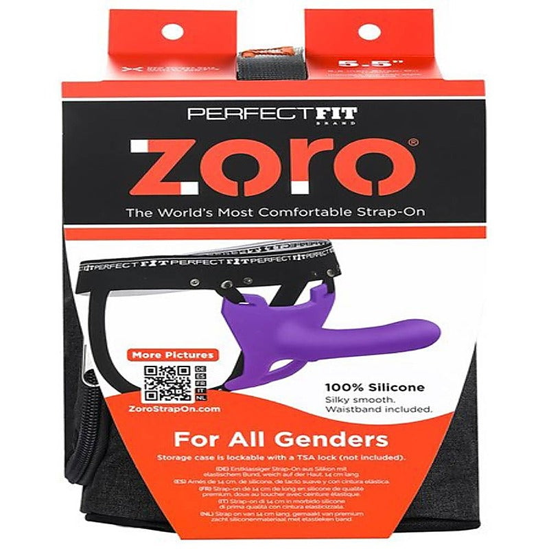 Perfect Fit Zoro 5.5 inches Strap-On with Case - Strap On Sextoys