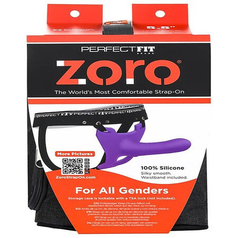 Perfect Fit Zoro 5.5 inches Strap-On with Case - Strap On Sextoys