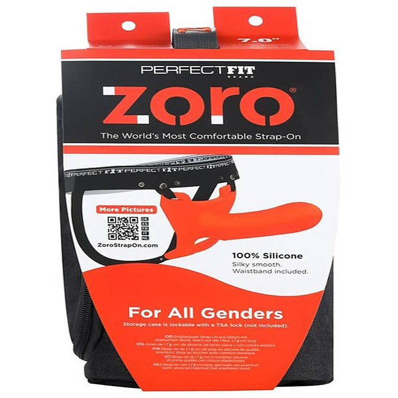 Perfect Fit Zoro Strap-On 7.0 inches with Case - Strap On Sextoys