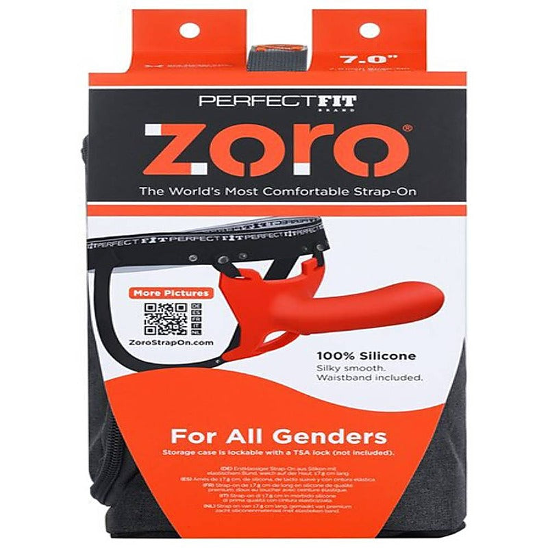 Perfect Fit Zoro Strap-On 7.0 inches with Case - Strap On Sextoys
