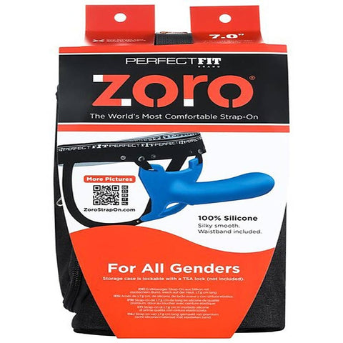 Perfect Fit Zoro Strap-On 7.0 inches with Case - Strap On Sextoys
