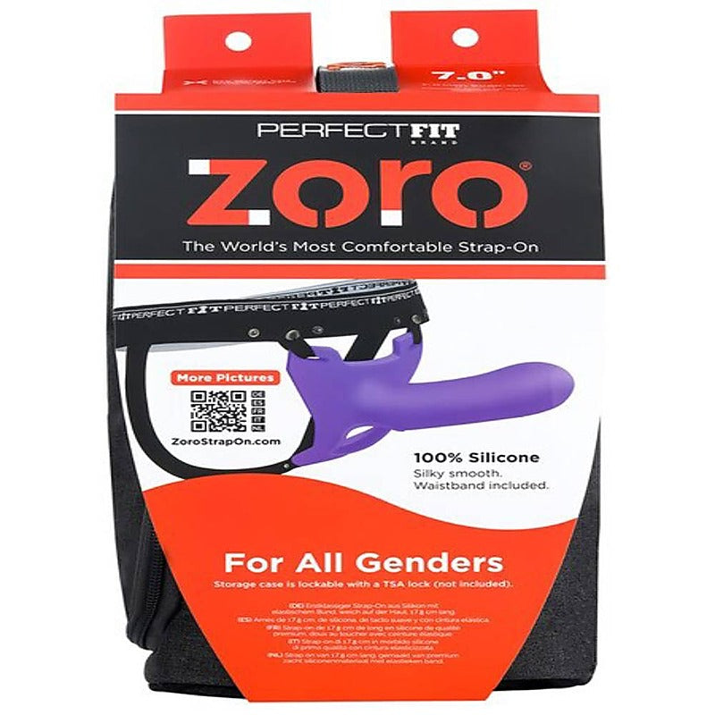 Perfect Fit Zoro Strap-On 7.0 inches with Case - Strap On Sextoys