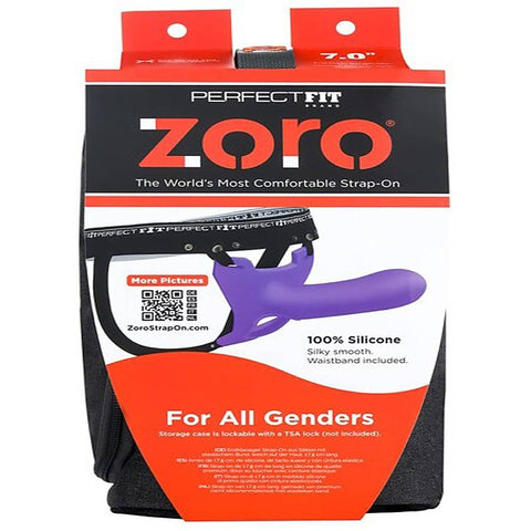 Perfect Fit Zoro Strap-On 7.0 inches with Case - Strap On Sextoys