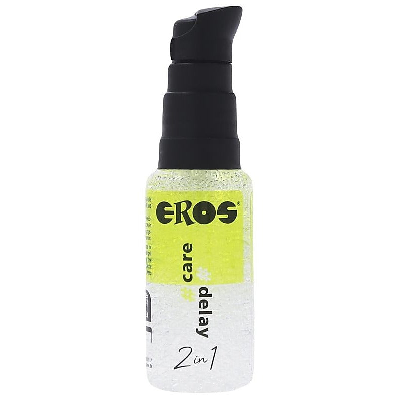 Eros 2 In 1 Care Delay Water Based Lubricant 30ml - Water Based Lubes