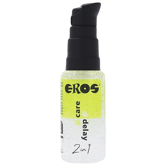 Eros 2 In 1 Care Delay Water Based Lubricant 30ml - Water Based Lubes