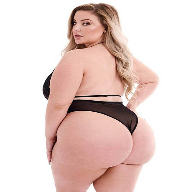 Baci Sexy Eco Lace Womens Teddy Black - Teddies and Bodysuits