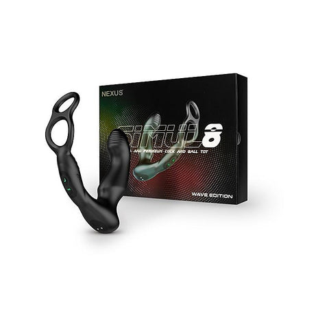 Nexus SIMUL8 Wave Edition Dual Motor Anal Cock And Ball Toy - Ball and Cock Toys