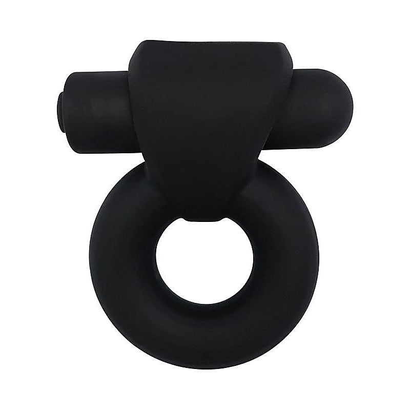 Nero Liquid Silicone Vibe Cock Ring by Evolved - Silicone Cock Rings