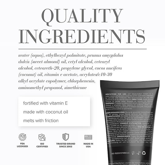 Masturbation Cream Fragrance Free by System Jo - Bath and Intimate Fragrances