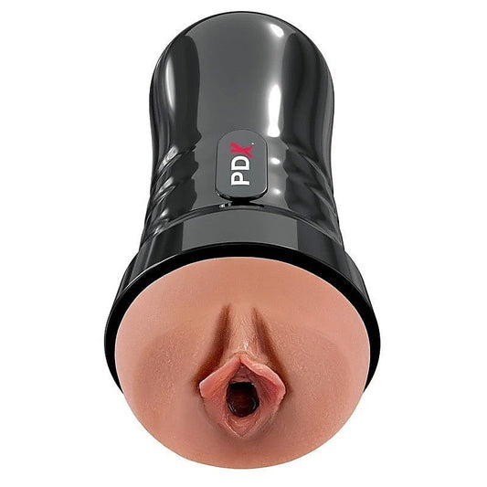 PDX Extreme Wet Pussies Super Juicy Snatch Stroker Brown - Masturbators and Strokers
