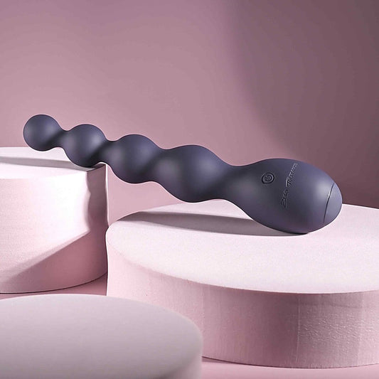 Zero Tolerance Rumpy Bumpy Vibrating Anal Bead Purple - Anal Beads and Balls