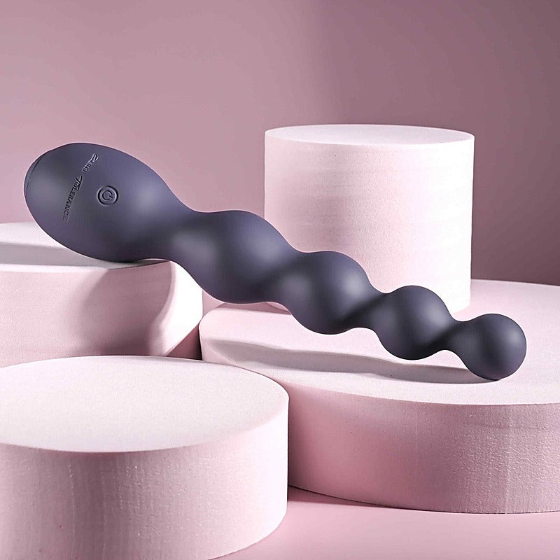 Zero Tolerance Rumpy Bumpy Vibrating Anal Bead by Evolved - Anal Beads and Balls
