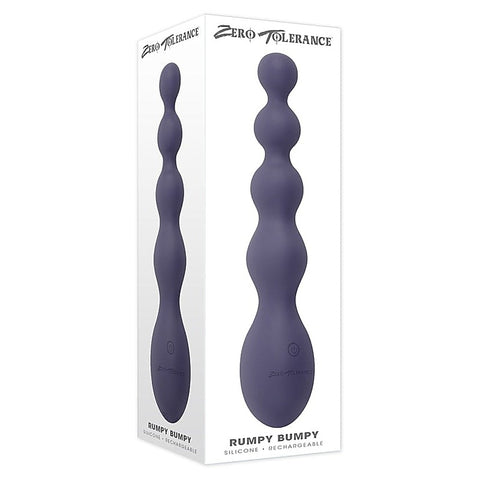 Zero Tolerance Rumpy Bumpy Vibrating Anal Bead by Evolved - Anal Beads and Balls