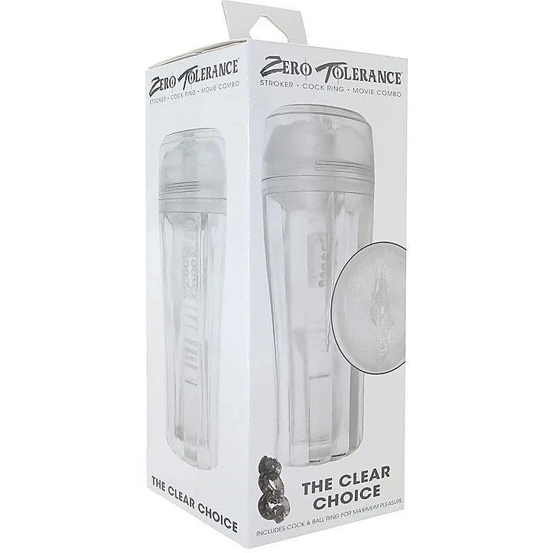 THE CLEAR CHOICE Clear Vagina Stroker by Evolved - Masturbators and Strokers