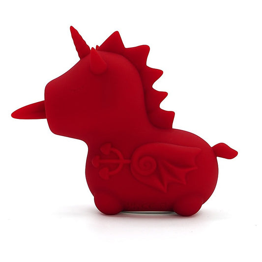 Unihorn Blaze Diablo USB Rechargeable Forked Tongue Flicking Stimulator Red - Finger and Tongue Vibrators