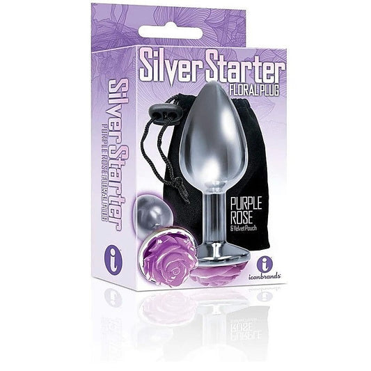 The 9's Silver Starter - Rose - Butt Plugs