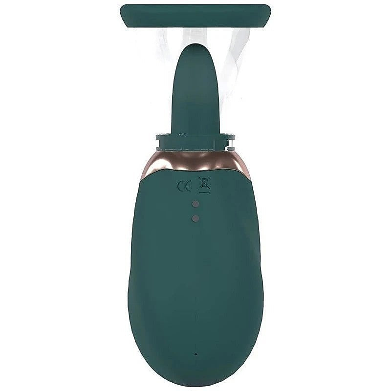 Shots Toys PUMPED Boost Auto USB Rechargeable Vulva & Brest Pump Green - Pussy And Clit Toys