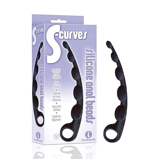 The 9's S-Curves - Silicone Anal Beads