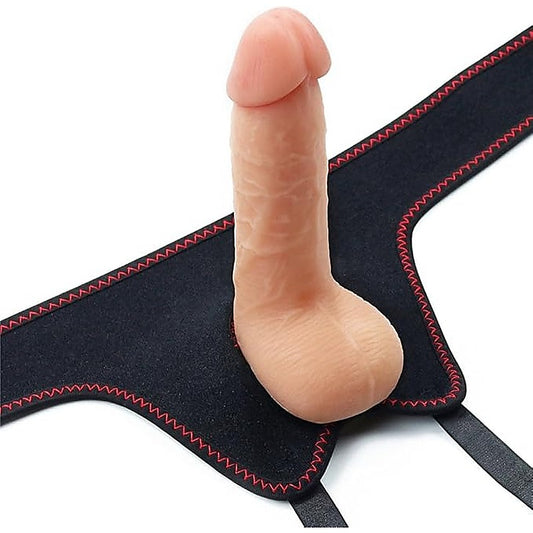 Lovetoy Ingen Easy Strap-On Dildo Set Flesh 17.8cm - Strap On Sextoys