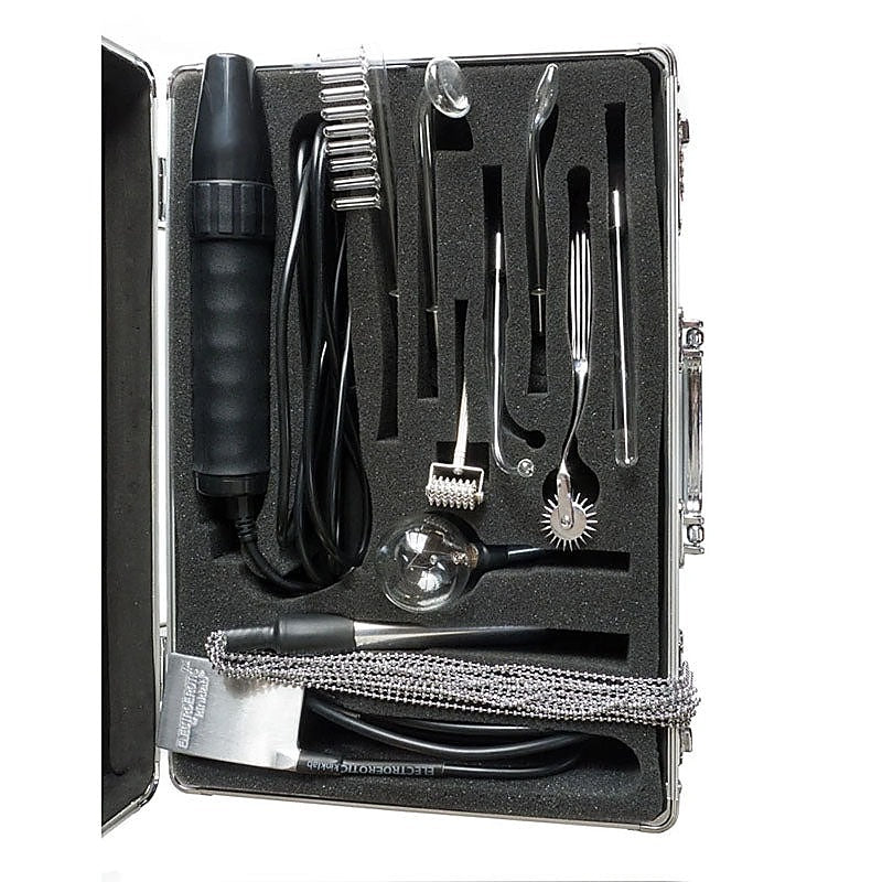 KinkLab Agent Noir Neon Wand by The Stockroom - Electro Sex
