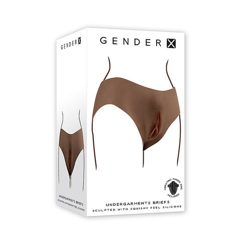 Gender X Wearable Vagina Briefs by Evolved - G-Strings, Panties and Shorts