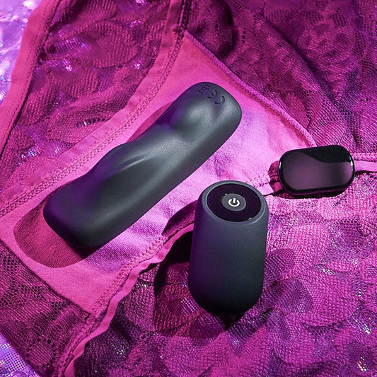 Gender X OUR UNDIE USB Rechargeable Panty Vibrator Black - Remote Control Vibrators