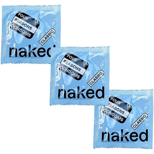 Four Seasons Naked Classic Condoms Bulk Box of 144