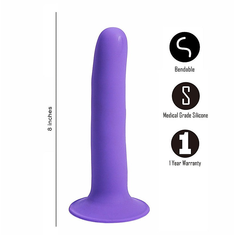 MARIN Flexible Silicone Dong by Maia Toys - Realistic Dildos