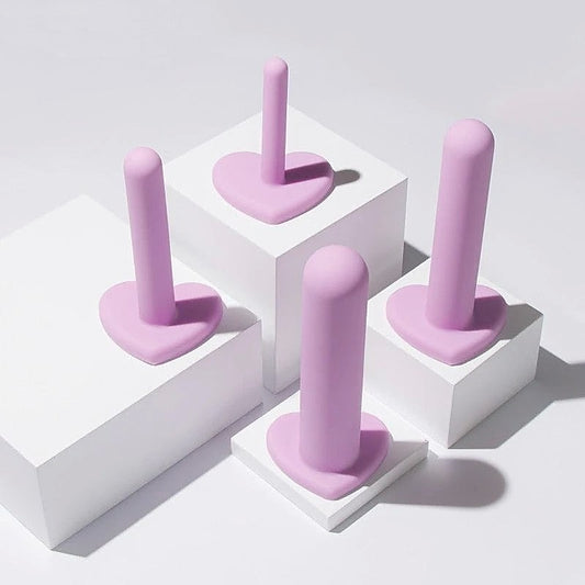 Blush Novelties Wellness Vaginal Dilators Set of 4 Sizes Purple - Pussy And Clit Toys