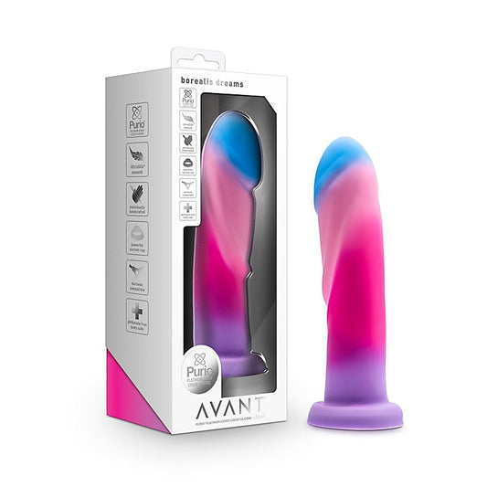 Blush Novelties Avant Borealis Dreams Cotton Candy Realistic Dildo 19.7cm - Realistic Dildos