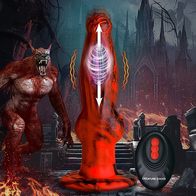 Professional-Grade Hell Wolf by XR Brands - Vibrating Dildos