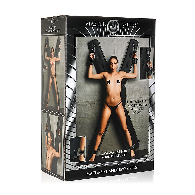 Master Series St. Andrew's Cross by XR Brands - Sex Furniture