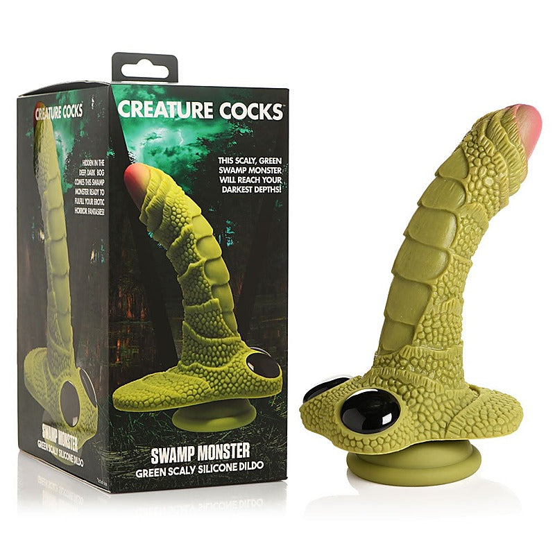 Creature Cocks Swamp Monster Fantasy Dildo by XR Brands - Realistic Dildos