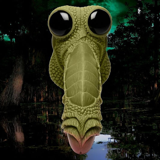 XR Brands Creature Cocks Swamp Monster Fantasy Dildo Green 23.9cm - Realistic Dildos