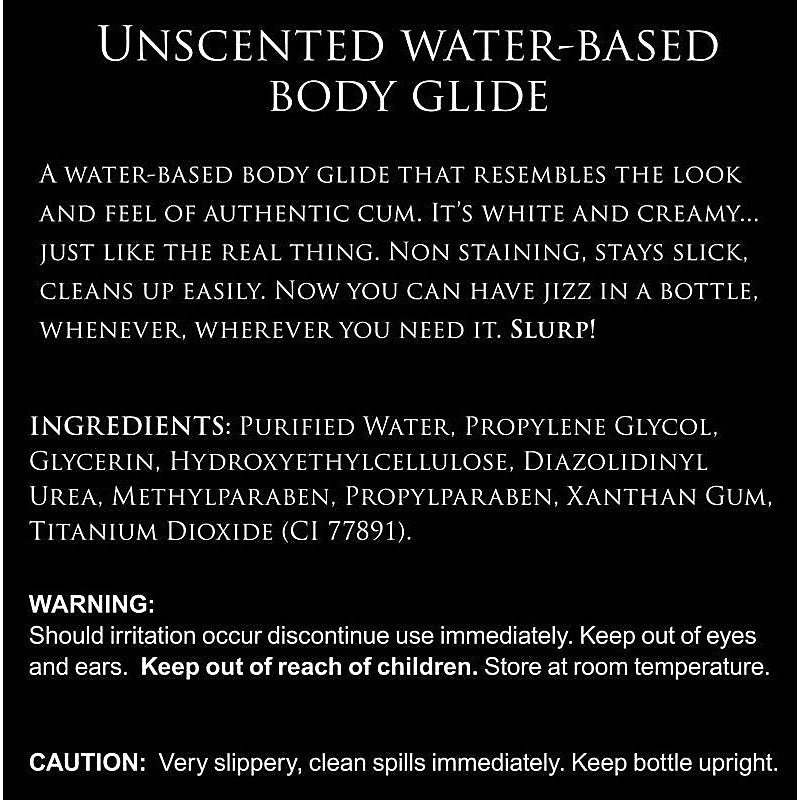 XR Brands Master Series Jizz Water Based Cum Lubricant Bottle 488ml - Water Based Lubes
