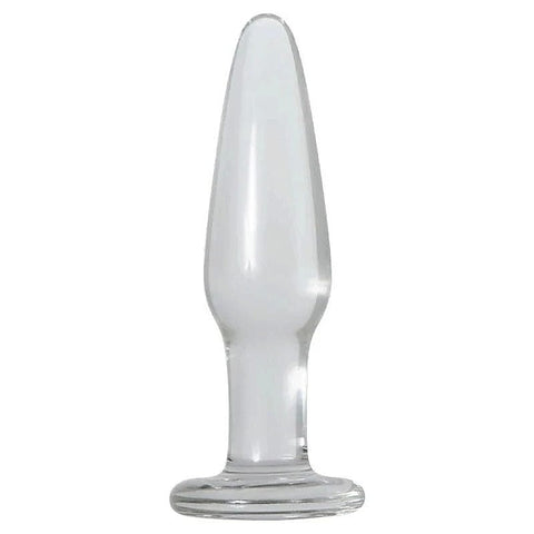 Adam and Eve Glass Anal Training Trio Butt Plugs Set of 3 Sizes Clear - Butt Plugs