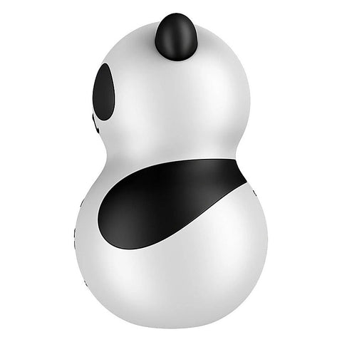 Satisfyer Pocket Panda USB Rechargeable Air Pulse Massager Black - Clit Ticklers and Pulsators
