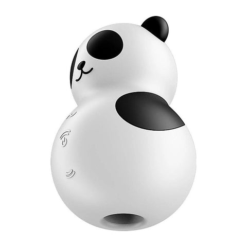 Satisfyer Pocket Panda USB Rechargeable Air Pulse Massager Black - Clit Ticklers and Pulsators