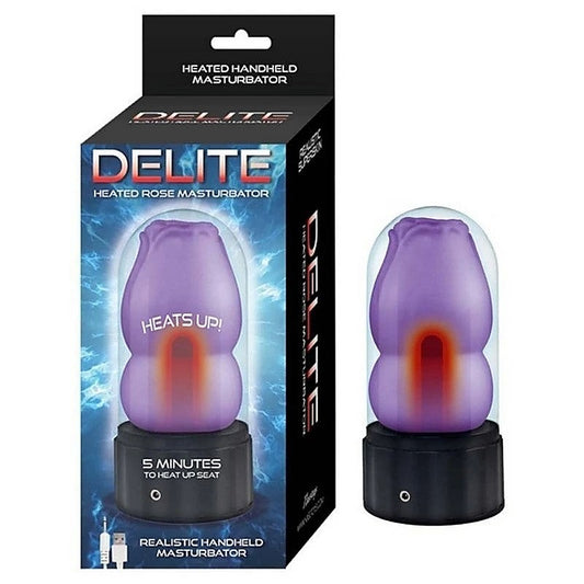 Nasstoys DELITE Heated Rose Lifelike Male Masturbator - Masturbators and Strokers
